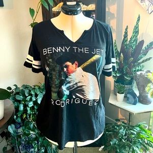 Torrid Classic Fit Football Tee - The Sandlot Benny The Jet Black Size 2